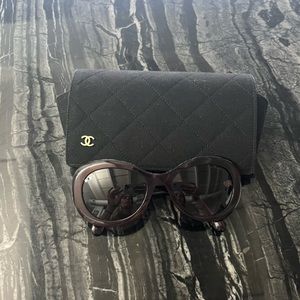 Chanel Sunglasses Oval CH5469BA Burgundy